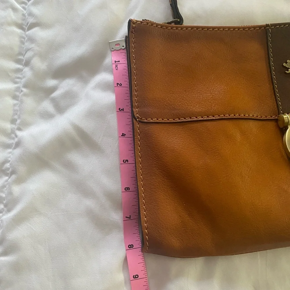 Pratesi Firenze Italian leather clutch wristlet handbag